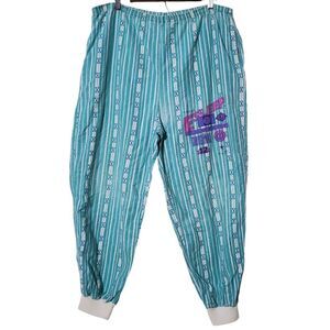 Esleep Vintage 90s Lounge Pajama Sleep Pants Size XL Grunge Womens